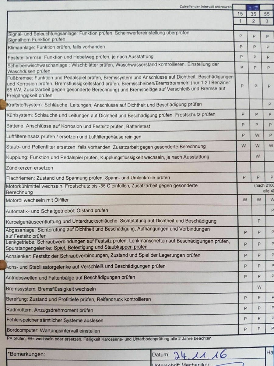 I20 GB 1. Inspektion