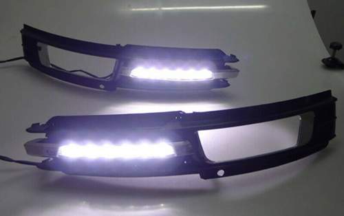 Dimming-style-relay-12v-led-auto-car-white-daytime-running-light-drl-front-bumper-fog-lamp