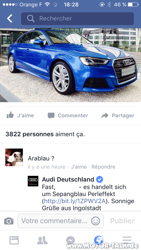 Facelift (A3, S3, RS3)