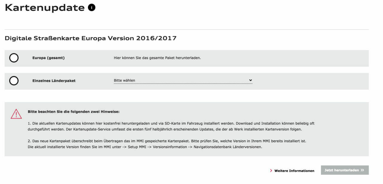 Myaudi-details-dienste