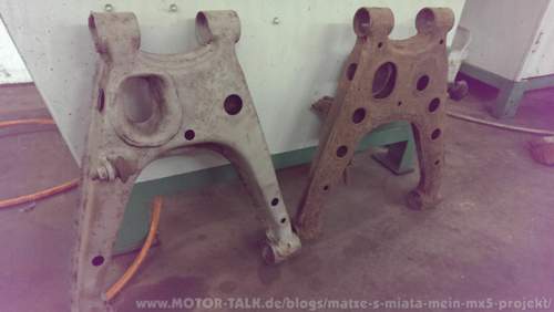 Nach dem Strahlen vs. Vor dem Strahlen