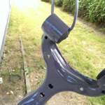 Erster Versuch Lackierter Querlenker in Graphitgrau