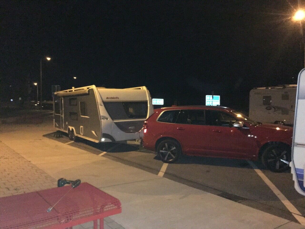 Volvo XC90 II T8 Verbrauch im Wohnwagenbetrieb