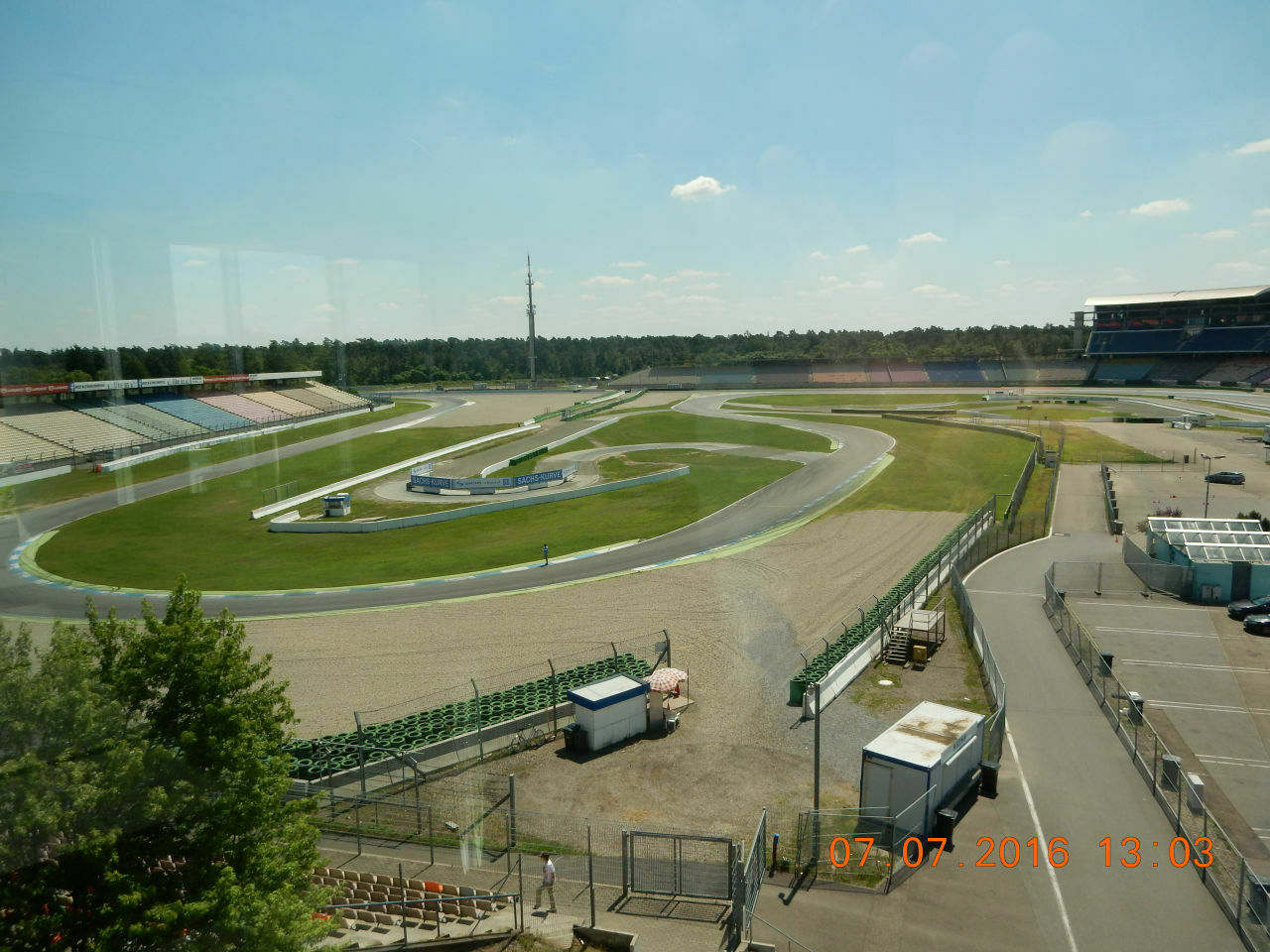 Streckenansicht des Hockenheimrings