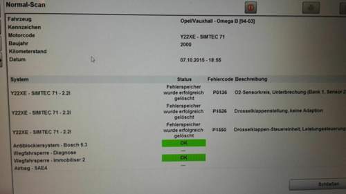 Log-fehler-geloescht