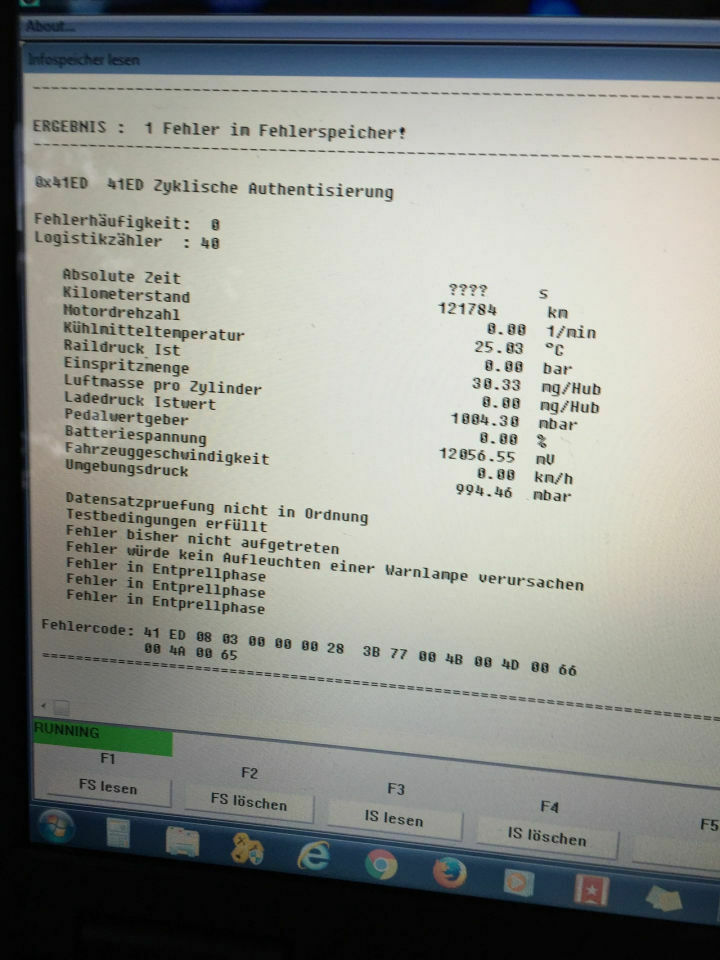 X3 3d Motor geht aus