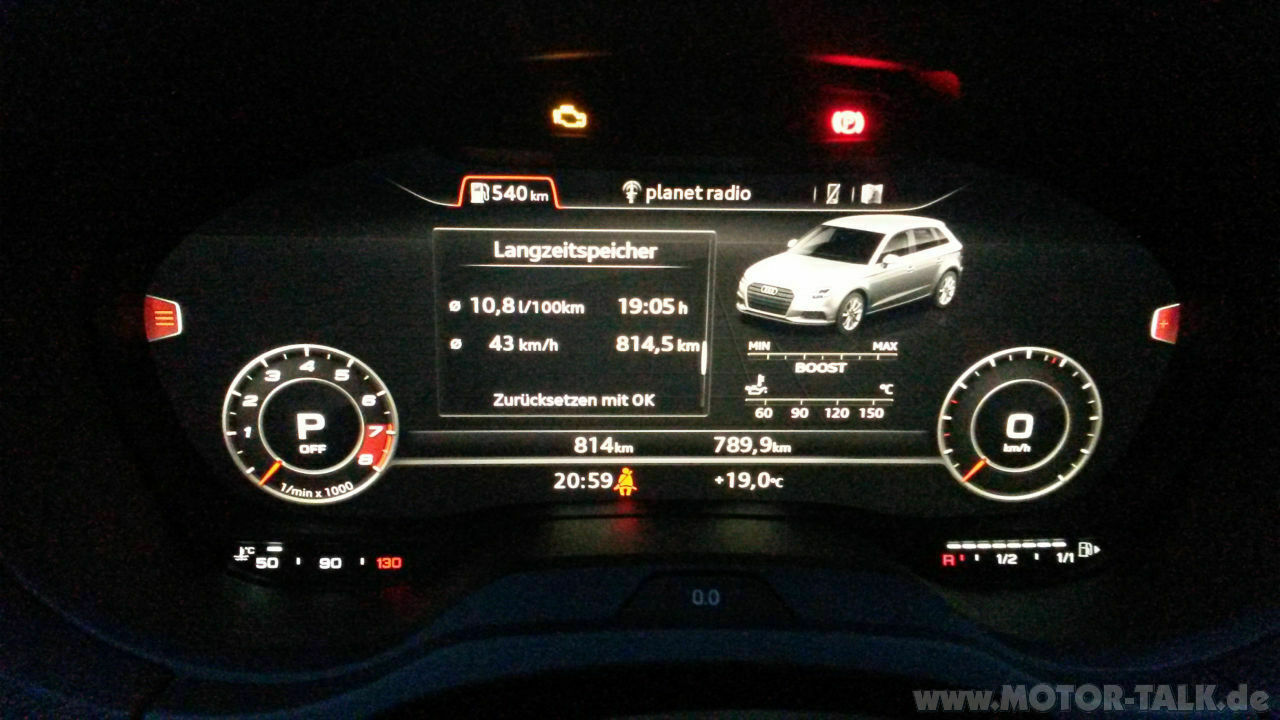 Facelift (A3, S3, RS3)