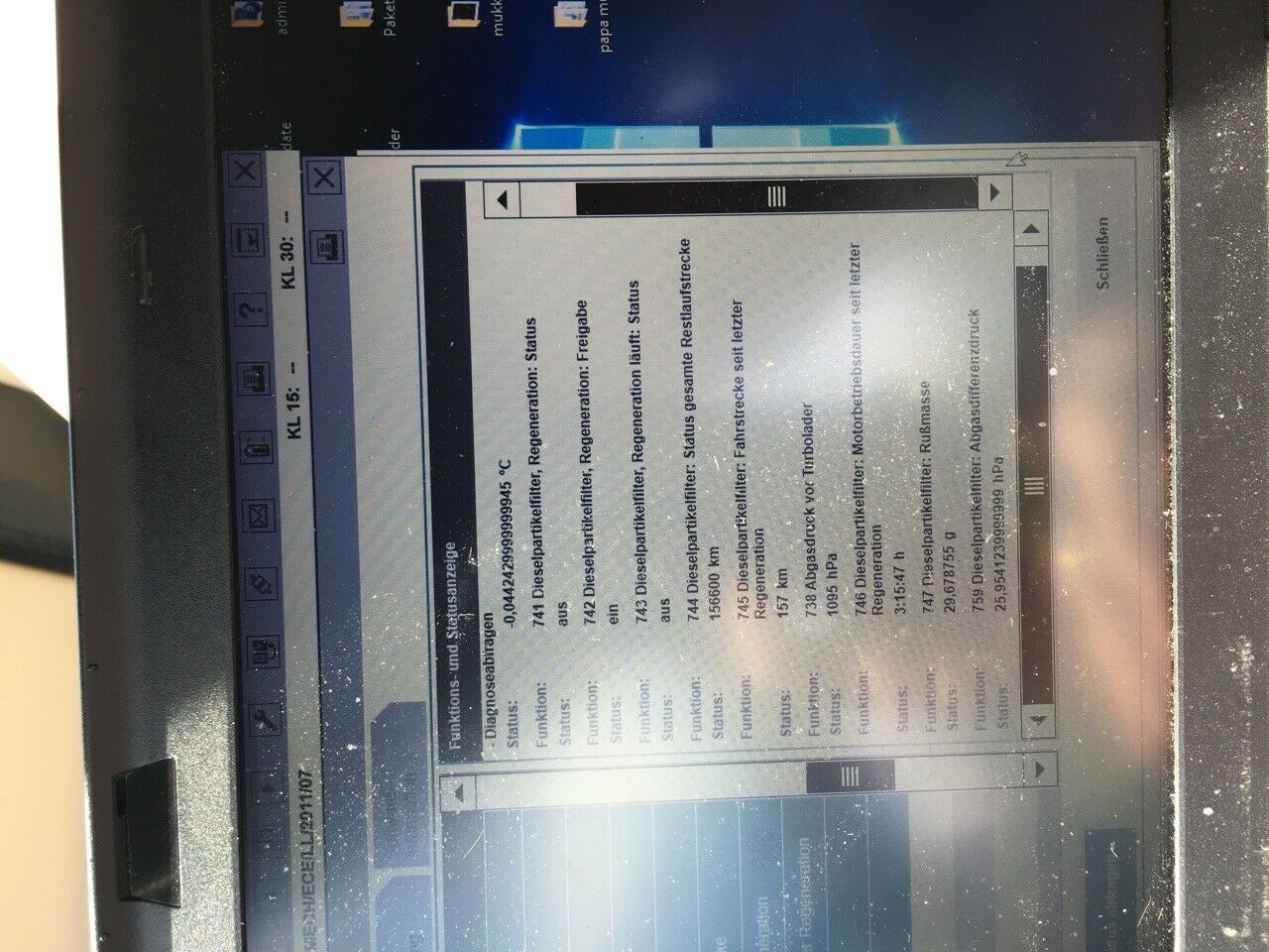 Sensor Abgasgegendruck defekt