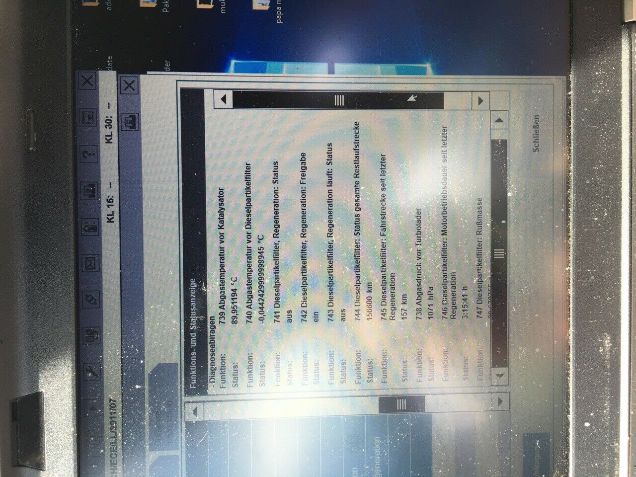 Sensor Abgasgegendruck defekt
