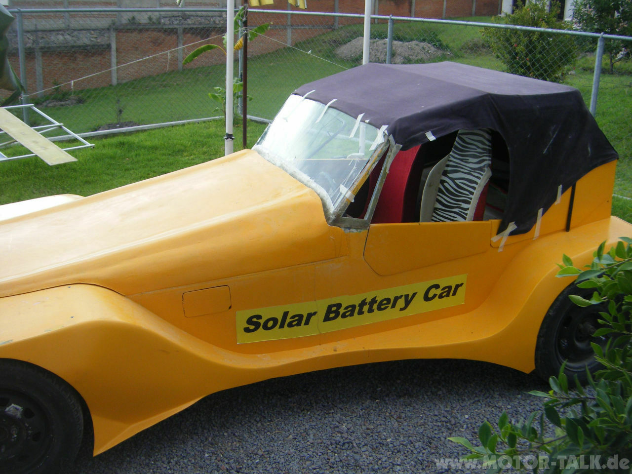 Frontscheibe und verdeck