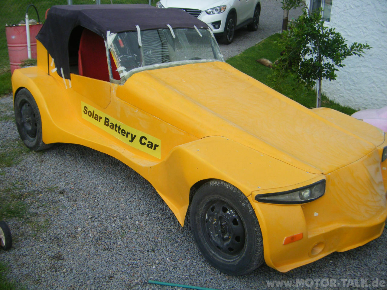 Frontscheibe und verdeck