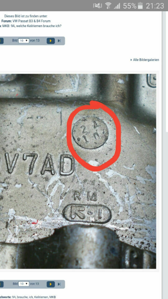 MKB: 9A, welche Keilriemen brauche ich?