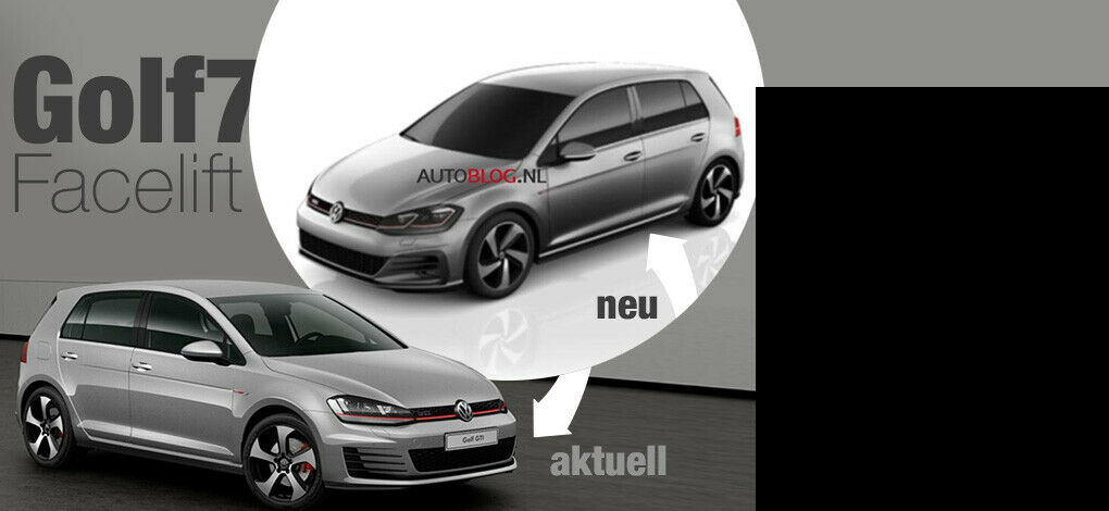 So sieht der Golf nach dem Facelift aus
