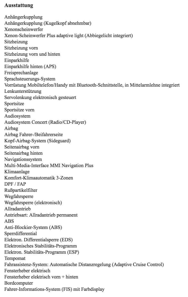 Allgem. Audi A4/8K Kaufberatungthread