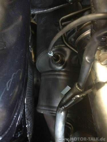 Filter eingebaut nach Reinigung