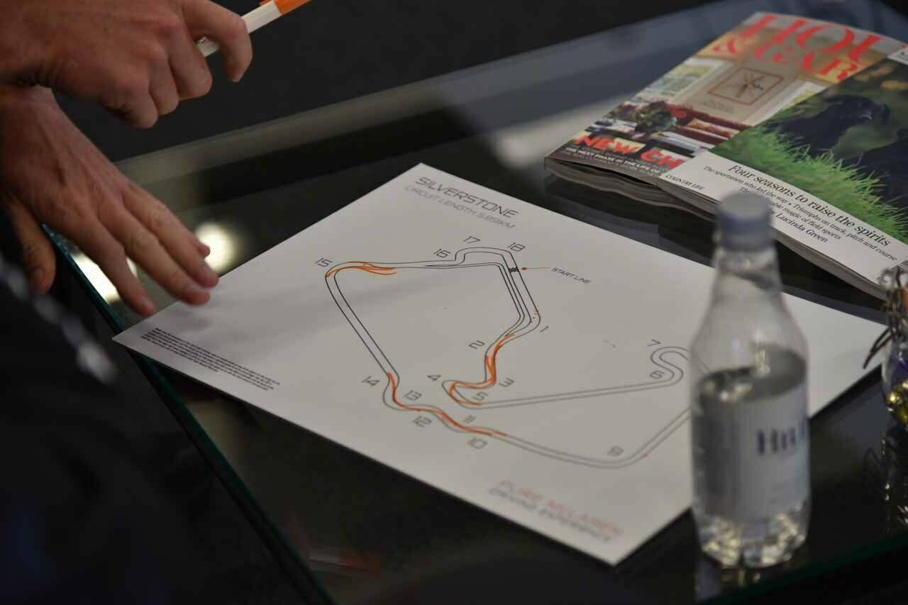 Besprechung der Strecke und der Bremspunkte