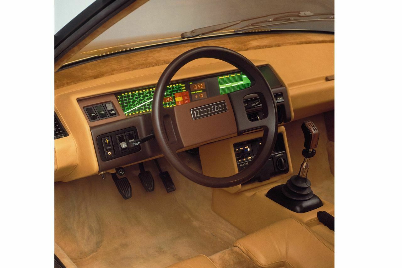 Digitale Welten: Der Innenraum der Volvo-Studie Tundra aus dem Jahr 1979