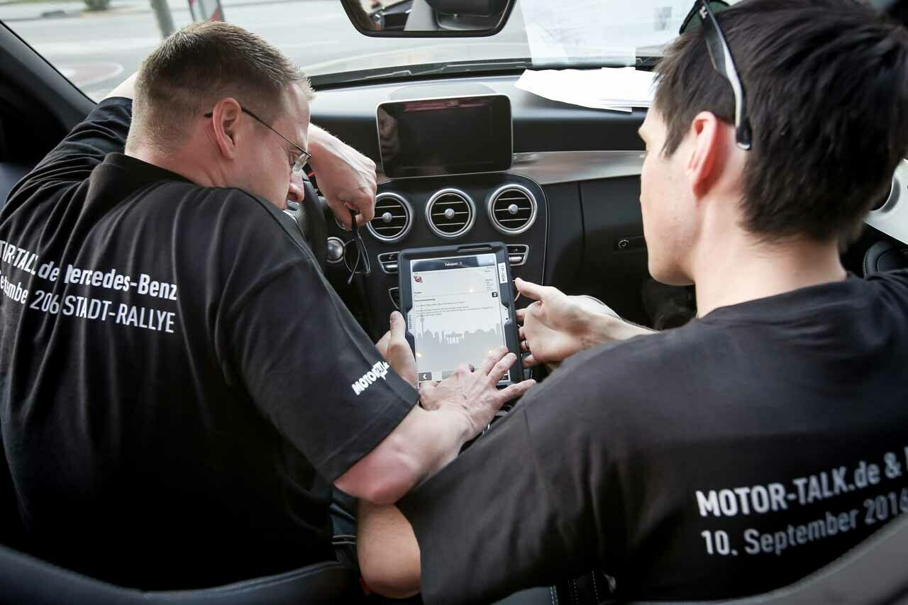 Aufgabe l&ouml;sen und weiter geht die Rallye