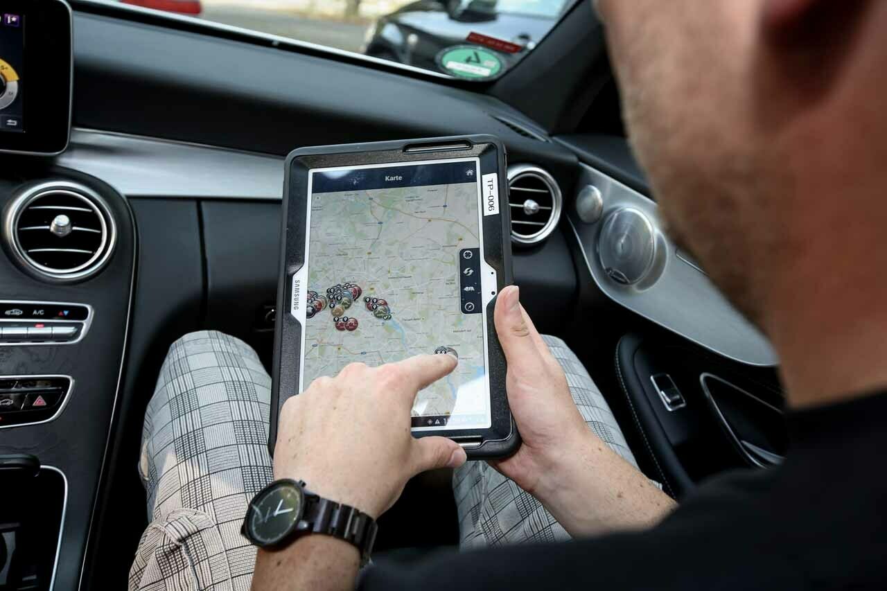 Auf der Karten&uuml;bersicht sehen die Teams, wo die Aufgaben liegen und wie viele Punkte sie bringen