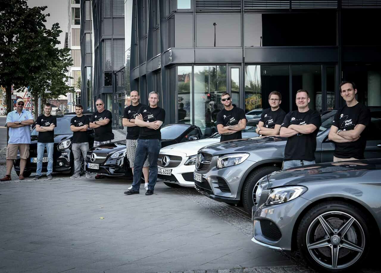 Team Smart Cabrio, Die Unglaublichen Zwo, C-Coup&eacute; on Tour, Team GLC und die Stahlkocher
