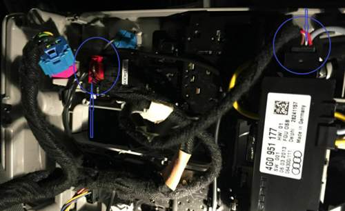 Audi-a6-g-roof-module-connectors