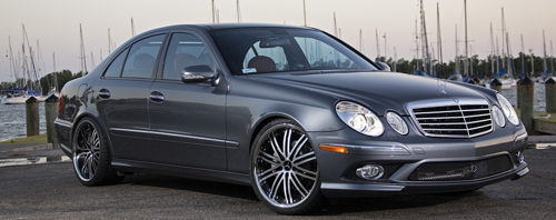 E-class-with-vossen-felgen