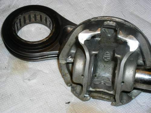 Halbslipper-pleuellagerschaden