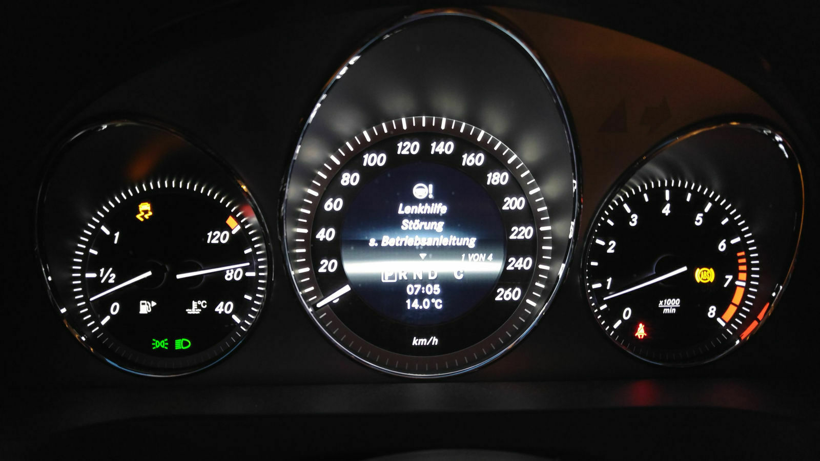 Fehlermeldung: Abs, Esp, Ebv ohne Funktion - Fehlerspeicher fragwürdig