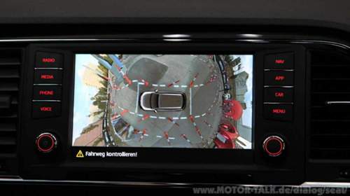 Der Ateca aus der Vogelperspektive