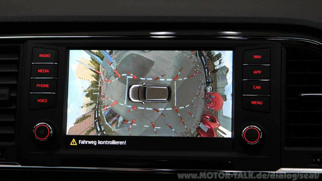 Der Ateca aus der Vogelperspektive