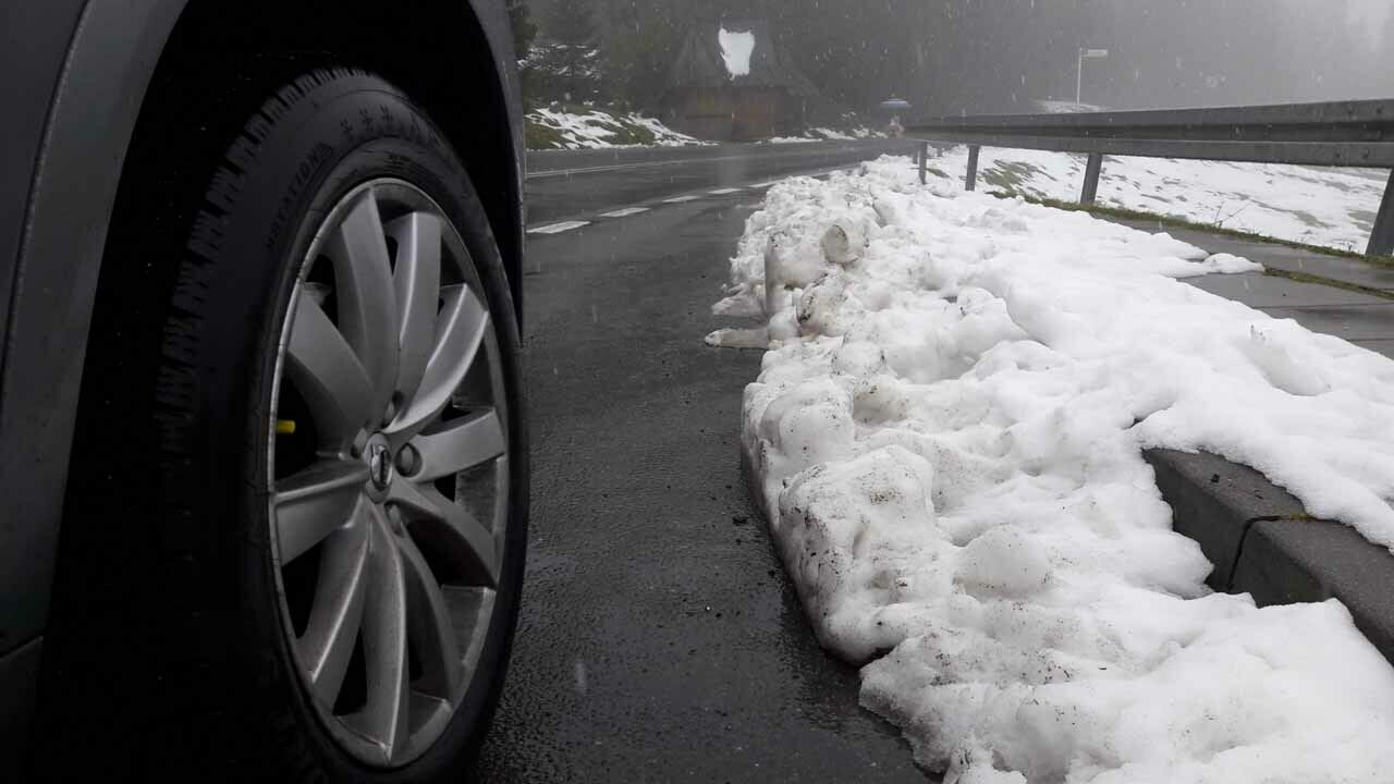Schon eher die richtigen Bedingungen f&uuml;r die Dunlop-Winterreifen Winter Sport 5