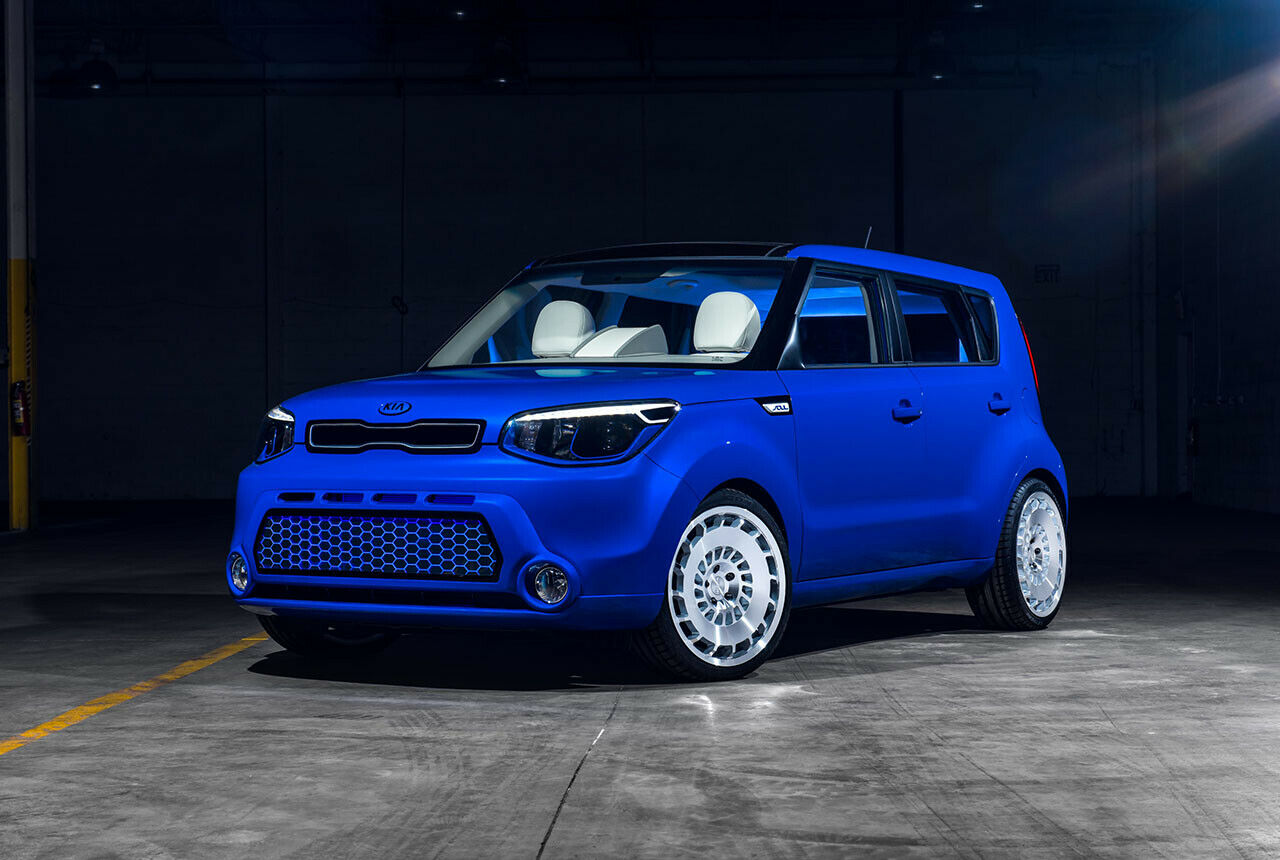 Kia Soul First Class auf der SEMA 2016: &Auml;u&szlig;erlich ver&auml;ndert Kia den kantigen Soul nur moderat