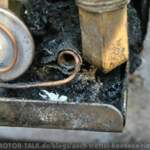 Schmodder am Klimaverdampferanschluss