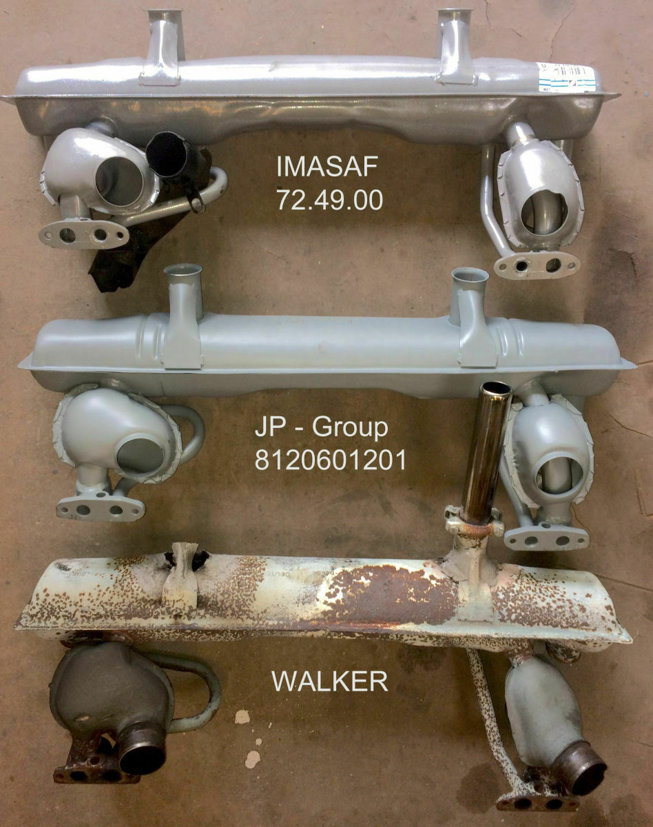 Auspuff 1303 Doppelvorwärmung