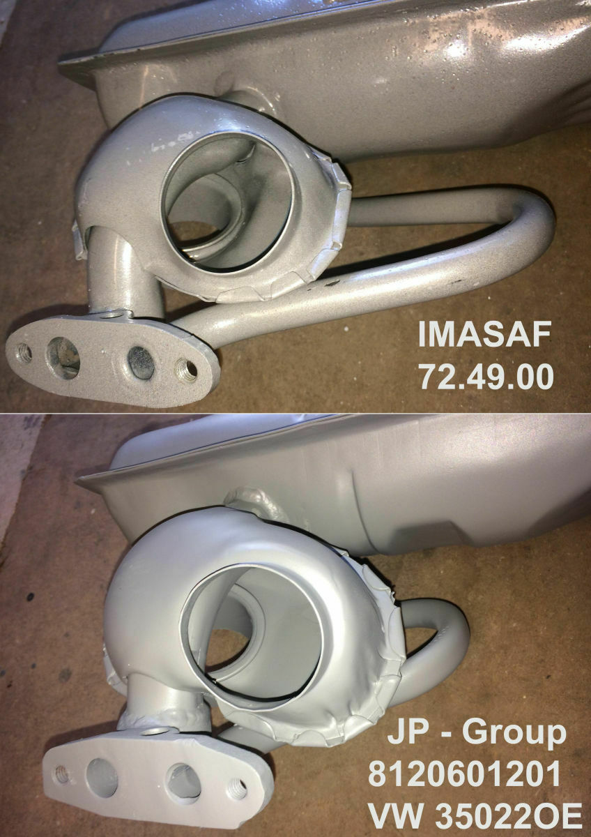 Auspuff 1303 Doppelvorwärmung