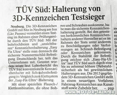 Kennzeichen "ankletten"