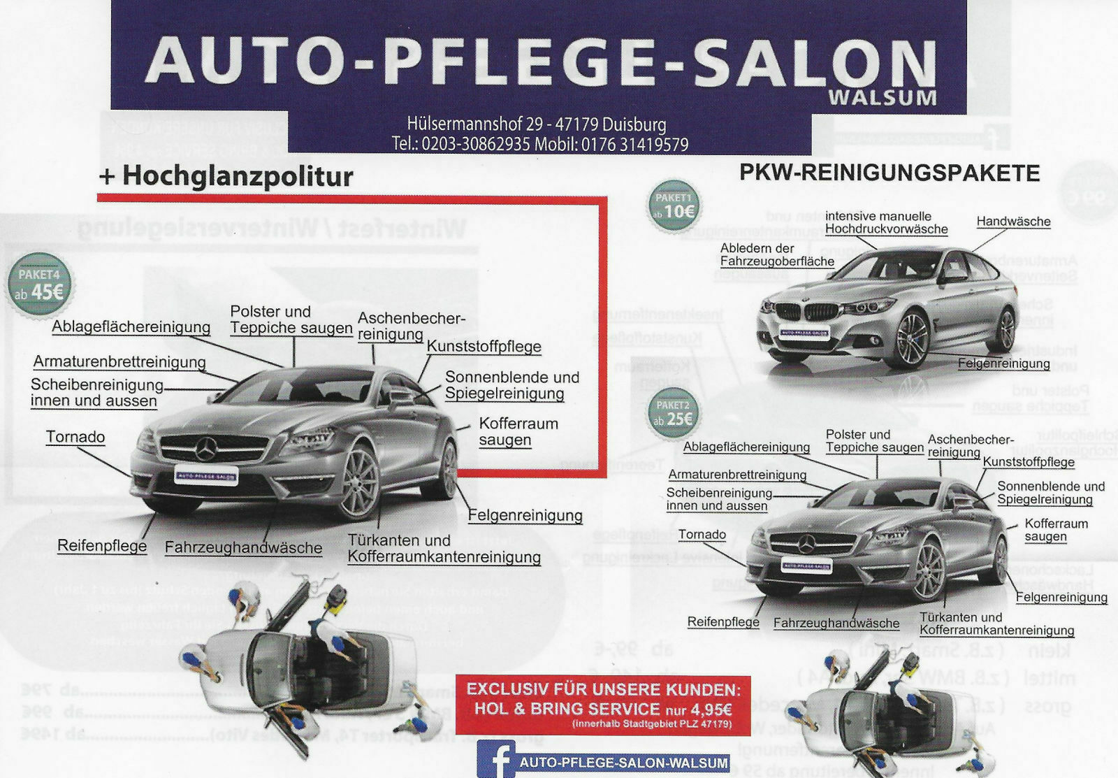 Frage zu Angebot für Fahrzeugaufbereitung