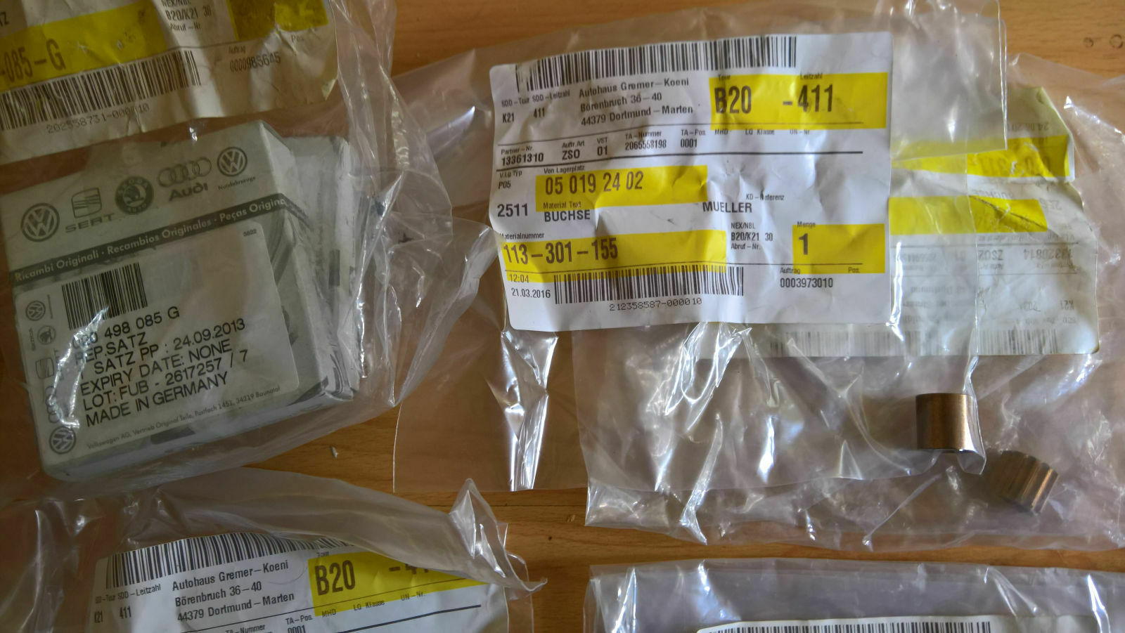 Foreninterner Flohmarkt für Golf 1/2 Teile