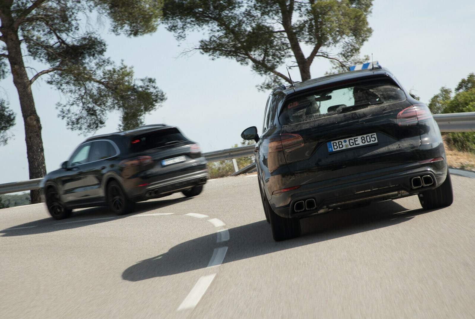 Porsche Cayenne Agiler als der Audi Q7 Porsche mixt Q7 und Panamera Fahrbericht 208915523