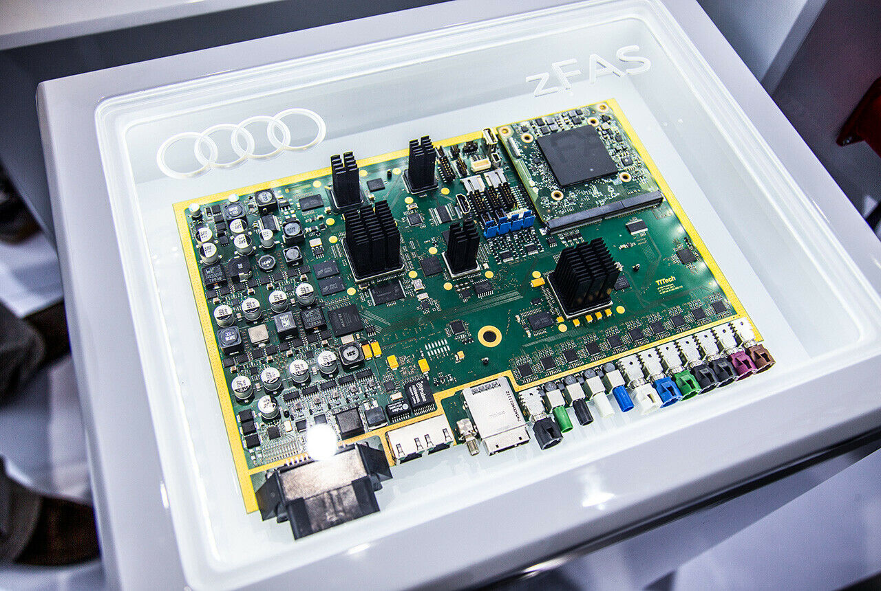 Audis zFAS ist die Schaltzentrale fürs autonome Fahren und viele andere Elektronik im Auto. Das Modul soll upgradefähig sein
