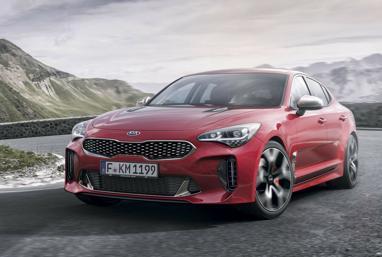 Top-Version wird der 370 PS starke Stinger GT mit einem V6-Turbobenziner