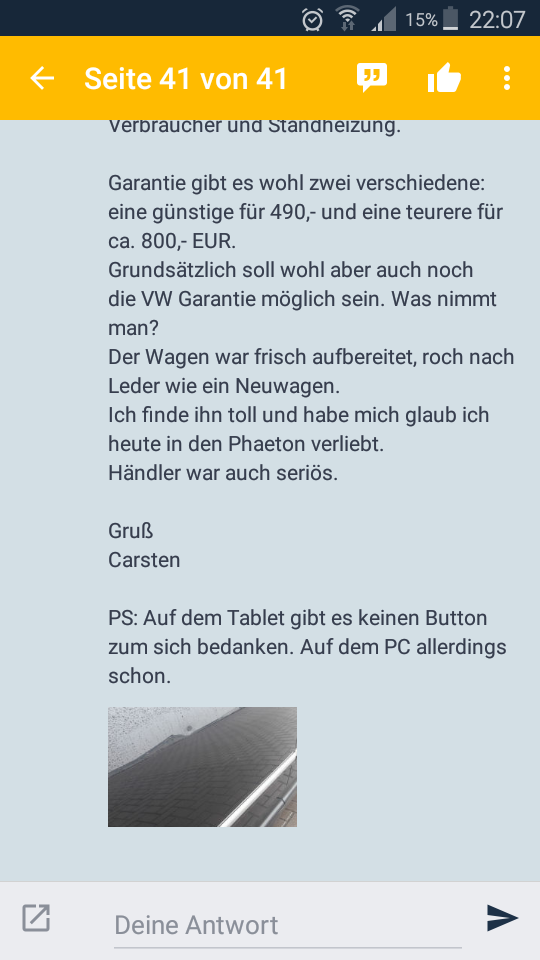 Kaufberatung für den Phaeton gewünscht? Gerne, hier ist der Sammelthread!