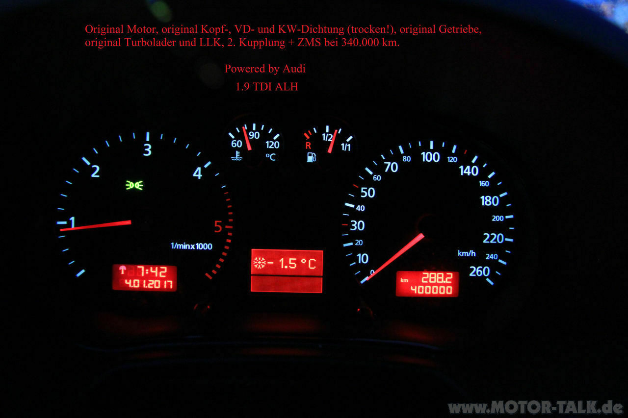 1.9 TDI - Laufleistung