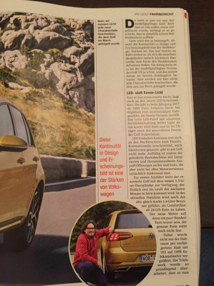 Golf VII Facelift 2016