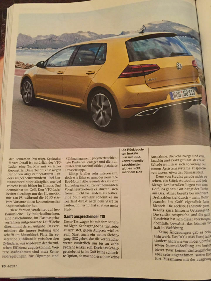 Golf VII Facelift 2016