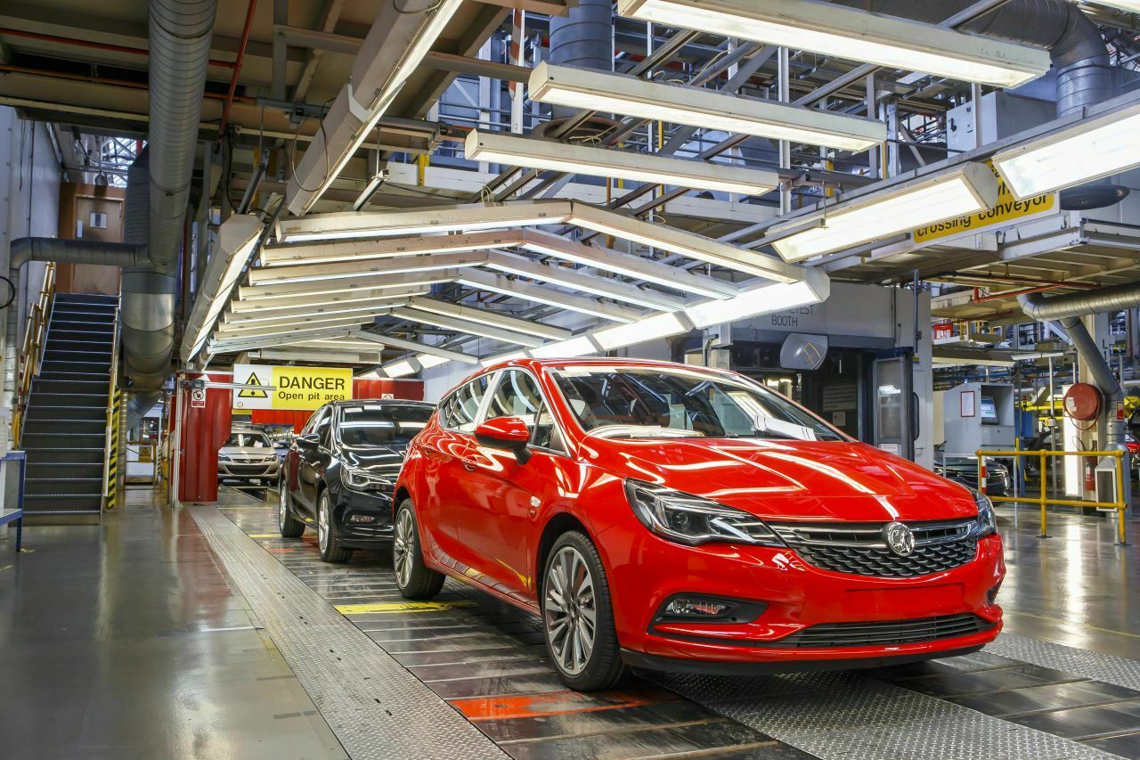 Opel/Vauxhall-Astra-Produktion in Ellesmere Port (Großbritannien): Ende 2015 arbeiteten hier knapp 1.900 Menschen