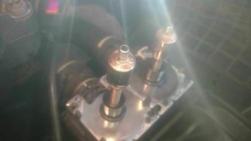 Nach entfernung der 6 Torx Schrauben