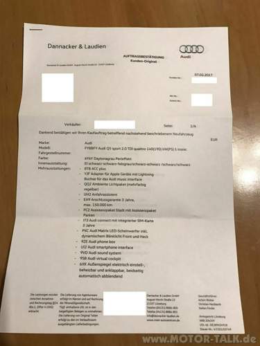 Auftragsbestaetigung