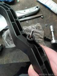 Achse im Gaspedal, Eigenbau