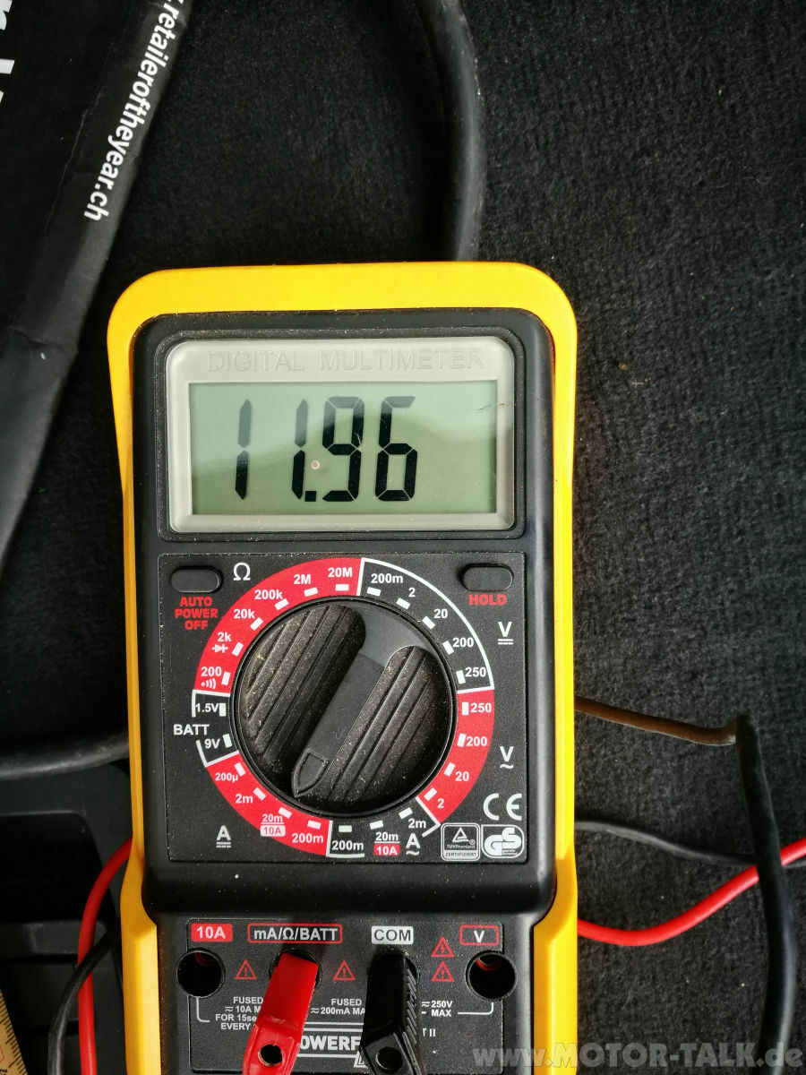 Ruhestrommessung, habe ich was falsch gemacht?